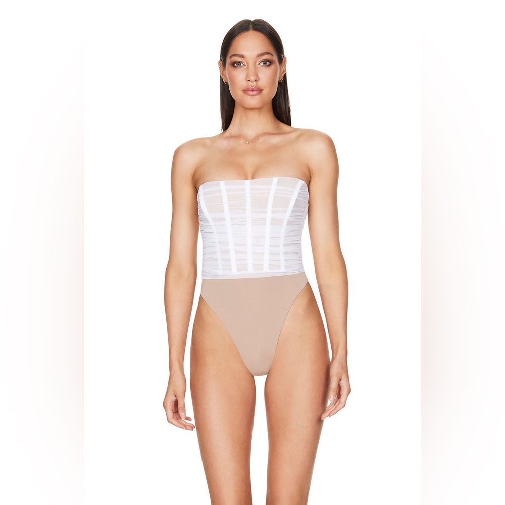 NOOKIE Eden Bodysuit white Size XS Y2K. Like new. Worn only once